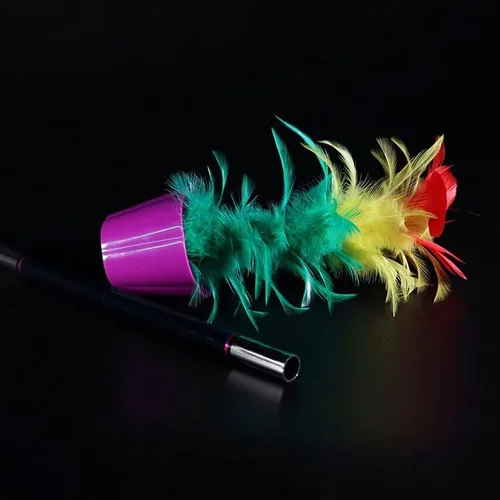 Miniatura 2 de SUMAG Deluxe Apareciendo Flor Trucos de Magia Varita a Pluma Ramo de Flores Magia para Magos Primer Plano Ilusiones Trucos Mentalismo Props