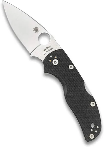Miniatura 17 de Spyderco C41 Native 5 Signature - Cuchillo plegable con hoja de acero CPM S30V de 2.95" y mango FRN ligero, Gris