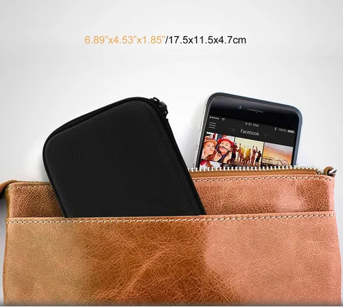 Miniatura 6 de MoKo Funda de transporte GPS de 5 pulgadas, bolsa protectora portátil para navegador GPS de coche, Garmin/Tomtom/Magellan con pantalla de 5