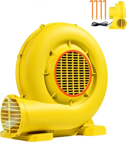 Miniatura 13 de VEVOR Inflatable Blower, Electric Air Blower, Bounce House Blowing Pump, Commercial Corded Fan Pump for Castle Wate Slides Water Slide Bouncy Castle
