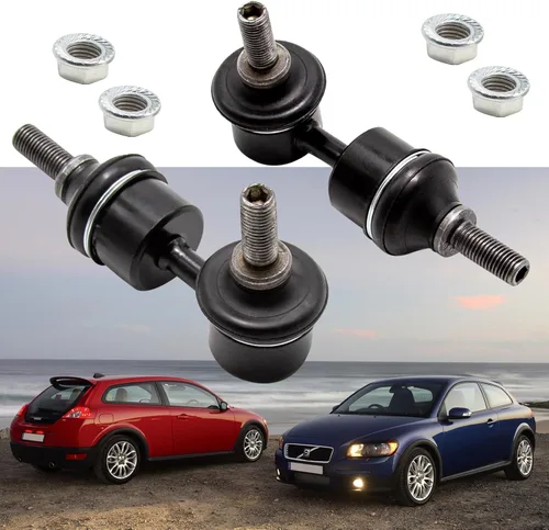 Miniatura 2 de VIKKSAER K80867 - 2 eslabones de extremo de barra estabilizadora trasera, repuesto para Mazda 3 5 2004-2017, repuesto para Volvo C30 C70 S40 K80867