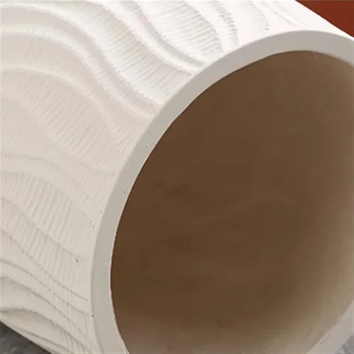 Miniatura 4 de Flower Pots Floor Plant Pots Cement Large Round Planters Simple Water Pattern Pattern Solid Color Green Plants Floriculture Flower Pots Plant Beige