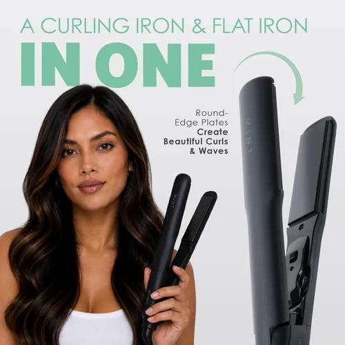 Miniatura 6 de MINT Plancha de cerámica para el cabello Plancha de pelo profesional para estilos suaves y sin encrespamiento La mejor plancha plana con placas