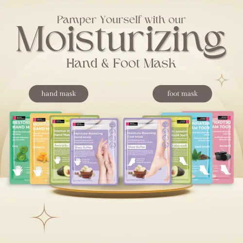 Miniatura 6 de Innerest Original Derma Beauty - Juego de 24 pares de mascarillas hidratantes de carbón desintoxicante para pies, exfoliante corporal, removedor