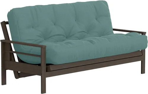 Miniatura 23 de Royal Sleep Products by The Futon Factory - Colchón futón de espuma de 8 pulgadas, tela negra sólida, tamaño Twin, espumas certificadas CertiPUR