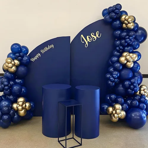 Miniatura 6 de Globos Azul Marino de 12 pulgadas, Globos de Látex Azul Marino 50 piezas Globos de Fiesta para Graduación Boda Fiesta de Cumpleaños Decoraciones