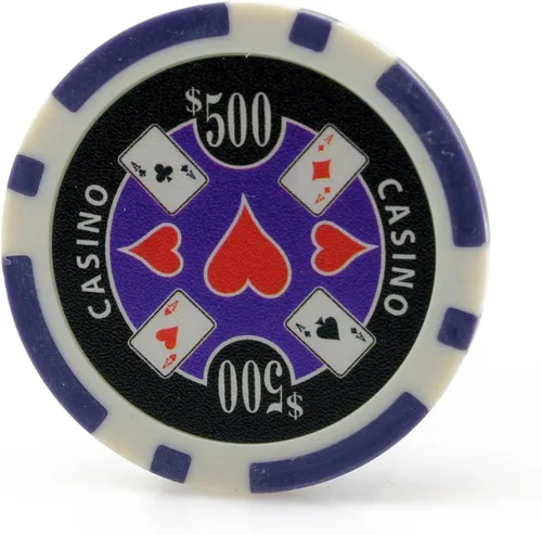 Miniatura 5 de Versa Games Fichas de casino Ace en 0.41 oz de peso - Paquete de 50 (elegir colores)