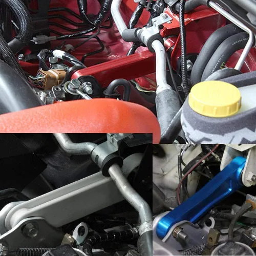Miniatura 2 de KIMISS Soporte de tope de paso del motor de aleación de aluminio para Impreza 1993-2018/WRX 2002-2018/STI 2004-2019/Outback 2000-2009/Baja