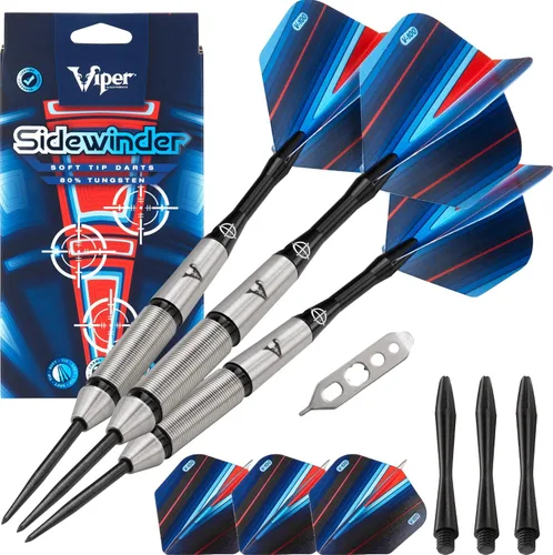 Viper Sidewinder 80% tungsteno punta de acero dardos