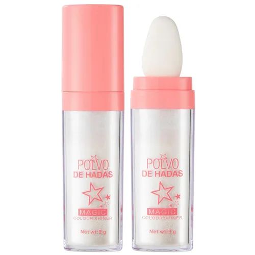 Miniatura 10 de 2 unidades de Polvo De Hadas Fairy Dust polvo resaltador - Polvo para contornear todo el cuerpo y clavícula perlado para cara y ojos, purpurina #01