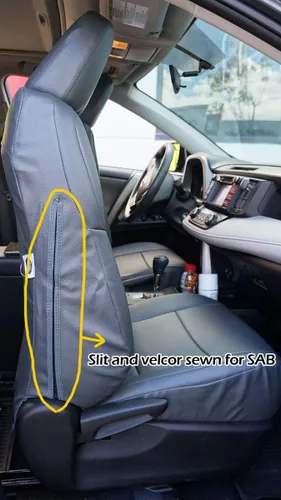 Miniatura 3 de Funda para asiento para Chevy Camaro, cuero artificial, hecha a medida, Negro