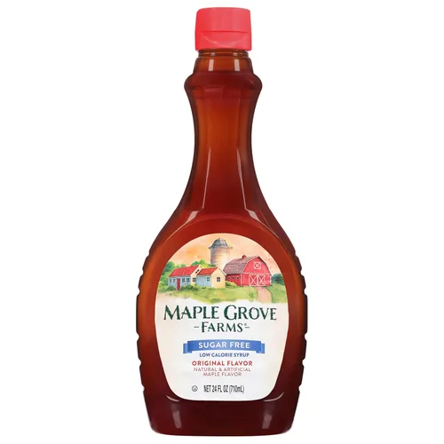 Maple Grove Farms Jarabe, sin azúcar, 24 onzas