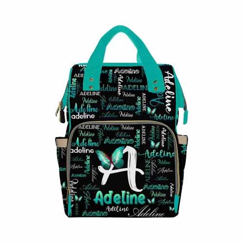 Miniatura 39 de InterestPrint Bolsa de pañales con nombre, mochila personalizada para hombres y mujeres, Color 17, Mochilas Daypack