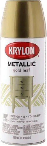 Miniatura 11 de Krylon K01406 Brilliant Aerosol, 11 onzas, acabado metálico plateado, a base de agua