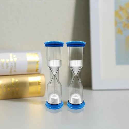 Miniatura 3 de Temporizador de arena de 2 minutos, azul