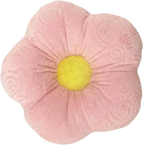 Miniatura 2 de Snuggle Stuffs Almohadas de flores rosas y blancas pastel - 13 pulgadas - Juego de 2 - Almohadas Minky para decoración de dormitorio de niñas Rosa