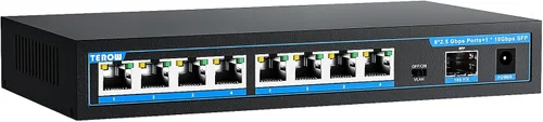 Miniatura 10 de Interruptor de red Gigabit de 5 puertos, interruptor portátil Plug & Play Carcasa sin ventilador, negro, para el hogar, oficina, interruptores