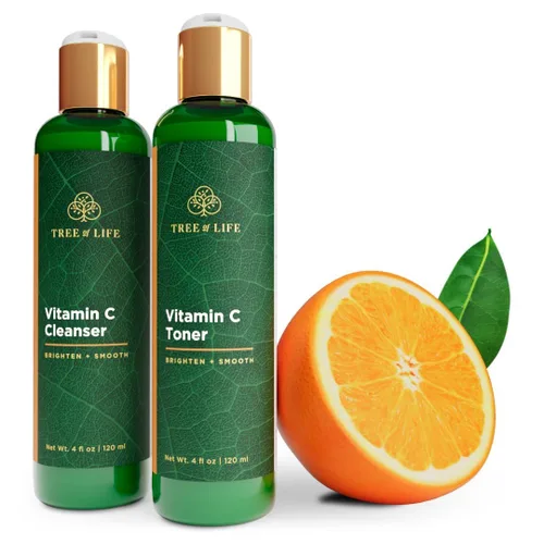 Miniatura 7 de Beauty Cuidado facial iluminador con vitamina C, minimizando los poros y limpiador facial para una limpieza profunda suave con aloe orgánico