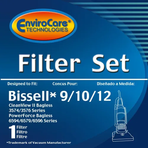 Miniatura 2 de EnviroCare Juego de filtros de repuesto para aspiradora diseñado para adaptarse a Bissell PowerForce sin bolsa, Cleanview II Uprights estilo 9/10/12