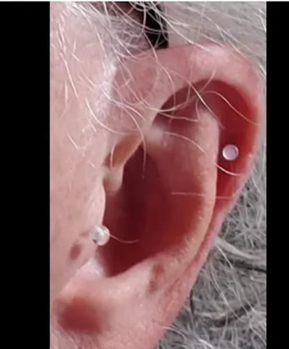 Miniatura 8 de D.Bella 65 piezas de retención transparente de piercing flexible para labios, nariz, tabique, ceja, pezón, lengua, cartílago, tragus, arete bioflex