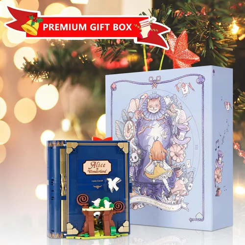 Miniatura 6 de Juego de bloques de construcción de libro de cuento de hadas, juguetes de construcción, juguetes educativos, regalo para cumpleaños, Navidad, Año
