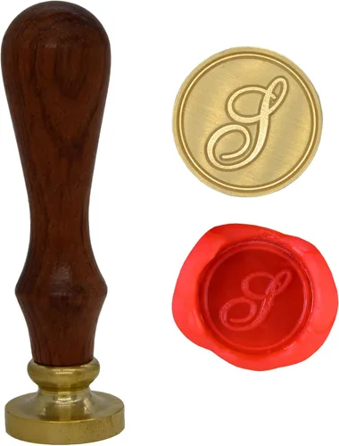 Miniatura 13 de Wax Seal Stamp Letter A-Z, Alphabet Initial Sealing Stamp for Christmas & Thanksgiving Cards, Wedding Invitation W-S-2 (Letter A)