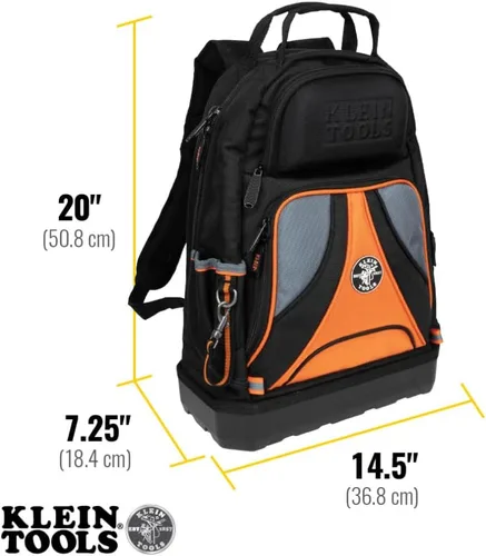 Miniatura 4 de Klein Tools 80120 Kit de mochila y alicates con mochila, nariz larga, corte diagonal y alicates de corte lateral, 4 piezas