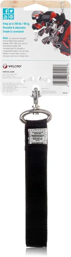 Miniatura 6 de VELCRO Brand Correa Fácil de Colgar Almacenamiento Resistente para Exteriores de Cables de Extensión, Cables, Herramientas, Bicicletas