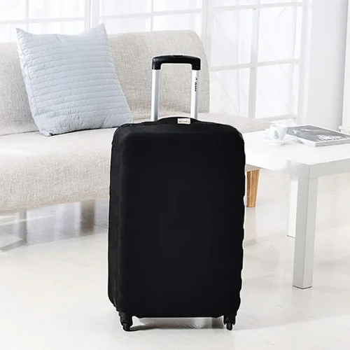 Miniatura 2 de Sewroro Funda protectora de maleta, protector de maleta, lavable, color negro, elástico, para equipaje de viaje, para 22-24 pulgadas