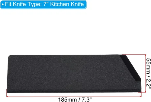 Miniatura 62 de PATIKIL Fundas de plástico ABS para cuchillo de cocina de 10 pulgadas, paquete de 3 cuchillos, protector de filos, protector de cuchilla, funda