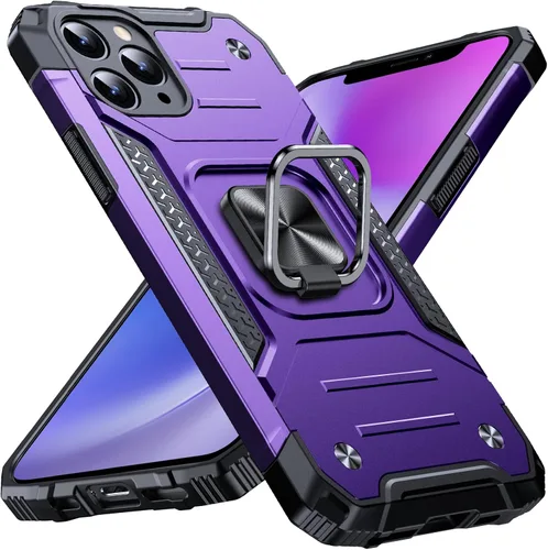Miniatura 112 de Anqrp Funda resistente para iPhone 6/7/8/SE/SE2 con soporte de anillo mejorado y agarre, grado militar, a prueba de golpes, resistente y robusta