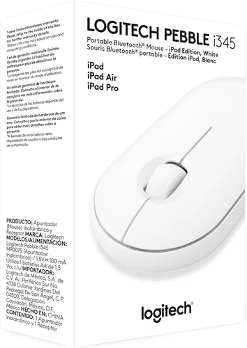 Miniatura 7 de Logitech Pebble i345 ratón inalámbrico Bluetooth para iPad - Blanco apagado