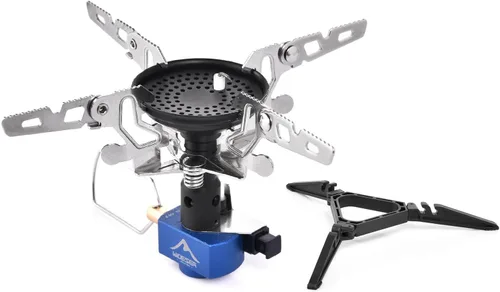Miniatura 10 de Widesea Estufa de mochilero 3300W Estufa de camping Quemador de gas portátil con Iginitor Mini Ultraligero Equipo de senderismo Equipo al aire libre