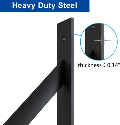 Miniatura 6 de JUBEST Soporte de Esquina con Refuerzo de Servicio Pesado para Puerta, Kit Anti-Combadura para Puerta, Herrajes Ajustables para Puerta para Cerca