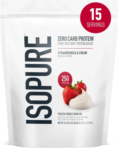 Miniatura 12 de Isopure bajo en carbohidratos, proteínas en polvo para diestas Keto, 1062116, 1