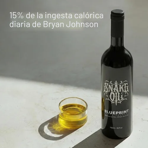 Miniatura 5 de Aceite de oliva Blueprint de Bryan Johnson – Aceite de serpiente- Aceite de oliva extra virgen de alto polifenol (400+ mg/kg) – Prensado en frío