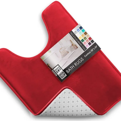 Miniatura 19 de Clara Clark tapete para baño, regadera o tina, de gomaespuma, negro, antiderrapante Azul claro
