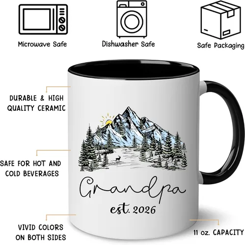 Miniatura 3 de BSQUIELE Regalo del día del padre para abuelo 2026 – Regalos para el nuevo abuelo – Regalos para el abuelo – Regalo de cumpleaños para abuelos