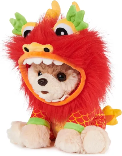 Miniatura 3 de GUND Boo, El perro más lindo del mundo con gorro parisino de peluche, muñeco de perro pomerania para edades de 1 año en adelante, 9 pulgadas