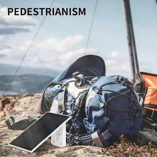 Miniatura 4 de Panel solar de 2 W, cargador solar de batería para teléfono móvil con puerto USB-C, cable de conector para iPhone, aplicación de emergencia al aire