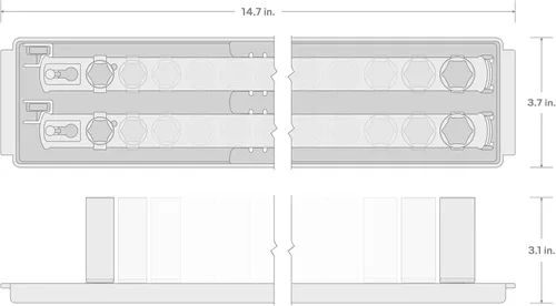 Miniatura 7 de TEKTON - Juego de llaves de vaso de 3/8 pulgadas con rieles y bandeja, poco profundo y profundo, 6 puntos, 24 piezas (8-19 mm) SHD91215