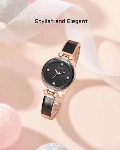 Miniatura 4 de Reloj de cuarzo para mujer, relojes analógicos de cuarzo de moda impermeables para mujer