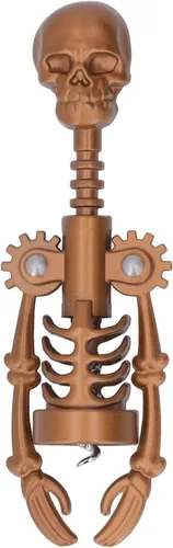 Sacacorchos de calavera Abridor de botellas de vino Herramienta de apertura de esqueleto Sacacorchos de metal Hueso Vino tinto Vino tinto Vino con