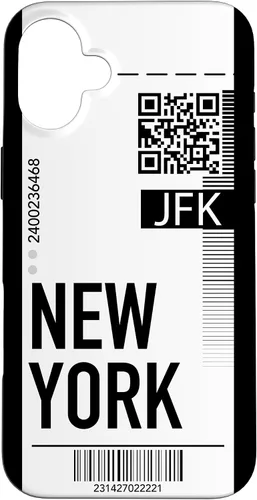 Miniatura 23 de Funda para iPhone 13 Pro Max New York Air Flight Ticket Phone Case