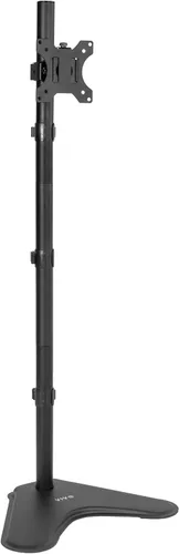VIVO, soporte para monitor LCD de computadora, para escritorio, con inclinación ajustable, con capacidad para pantallas de 1 a 27 pulgadas., Negro