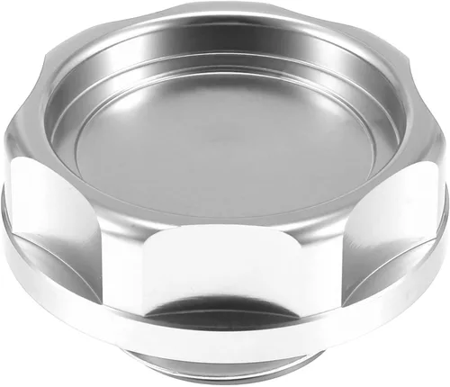 Tapa de llenado de aceite para motor, cubierta de tanque modificado para motor Honda Serie B para motor Honda Serie D, tono plateado