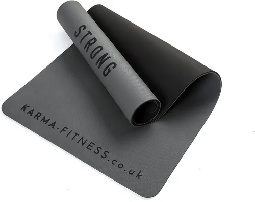 Miniatura 6 de Esterilla de yoga grande – Esterilla de entrenamiento extra gruesa de 0.394 in (72 x 32 pulgadas) – Alfombrilla antideslizante de TPE para mujeres