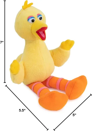 Miniatura 2 de Peluche de Plaza Sésamo, Gran pájaro, 7 pulgadas