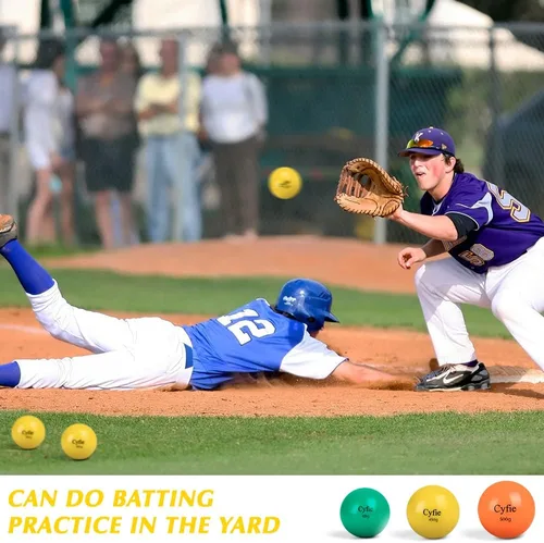 Miniatura 7 de Cyfie Heavy Weighted Baseball/Softball for Hitting, Heavy Balls for Hitting, Batting Training, Pitching Practice and Throwing(6 Pack)