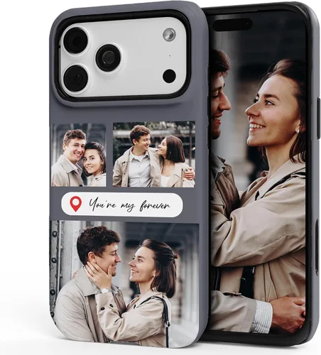 Miniatura 16 de Easycosy Fundas personalizadas para teléfono con imagen para 17, 16, 15, 14, 13, 12, 11 Pro/Max/Mini Air XR X Xs Max de doble capa de defensa